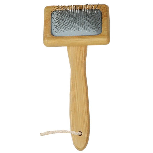 Dog Brush Natural Bamboo 15.5cm by Poppy & Basil