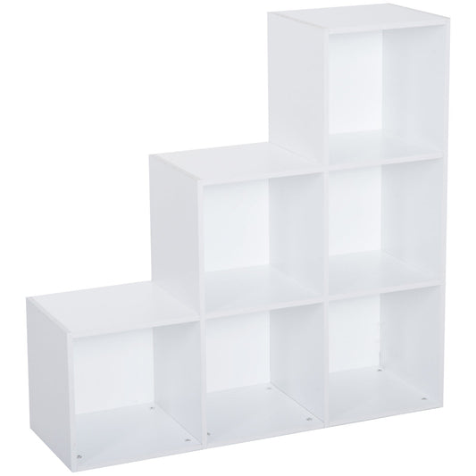 6 Cubes 3-Tier Shelving Cabinet