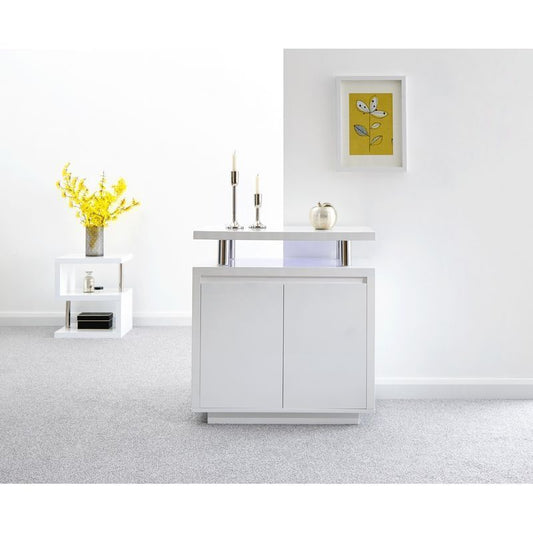 Polar Sideboard White 2 Doors 2 Shelves