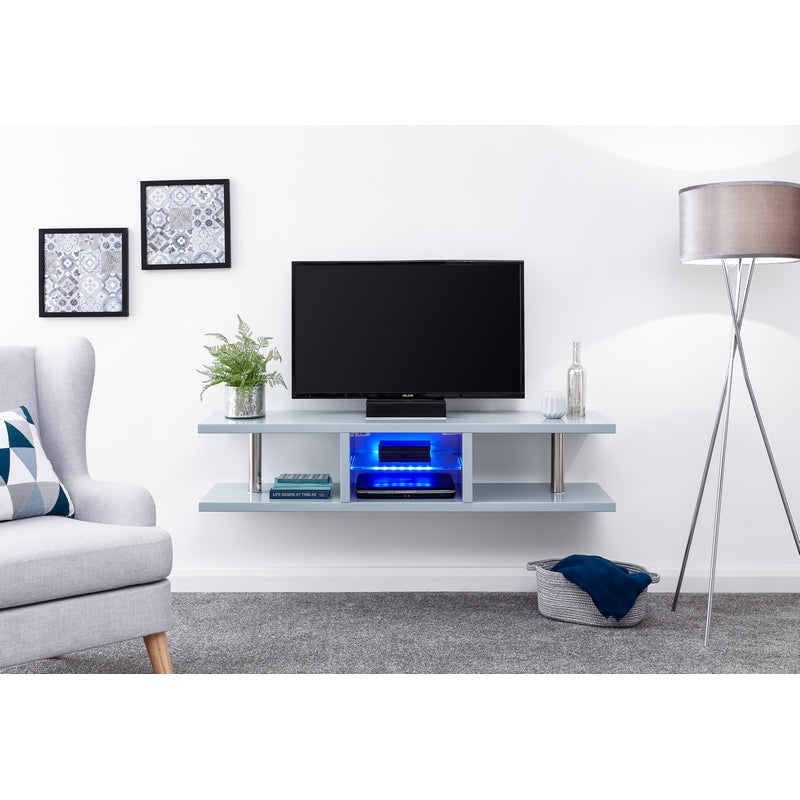 Polar TV Unit Grey 1 Shelf