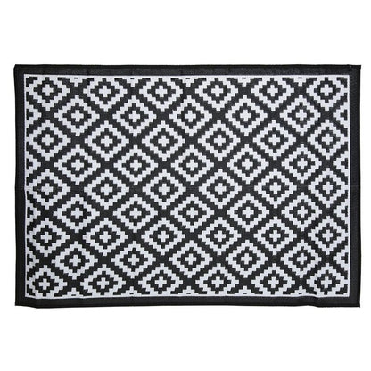 Wensum Waterproof Rectangular Rug Black 233x160cm