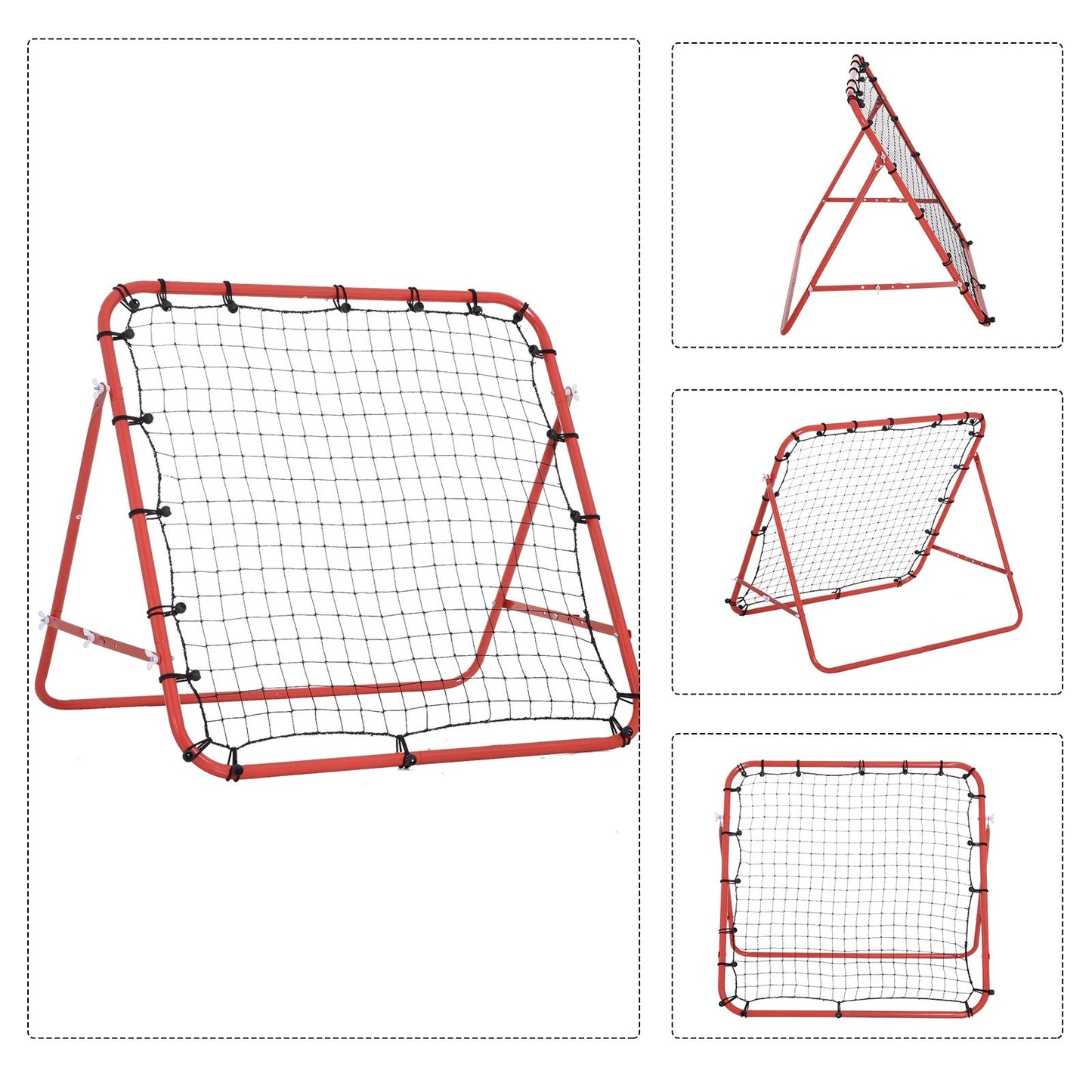 Rebounder Net W/PE Mesh Metal Tube