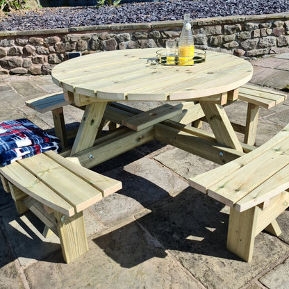 Westwood Garden Picnic Table by Churnet Valley - 8 Seats