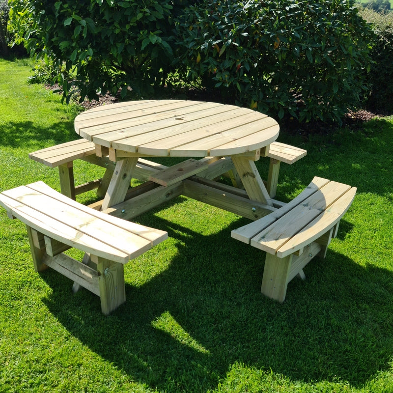 Westwood Garden Picnic Table by Churnet Valley - 8 Seats