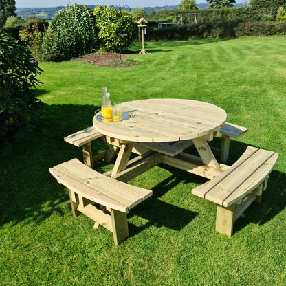 Westwood Garden Picnic Table by Churnet Valley - 8 Seats