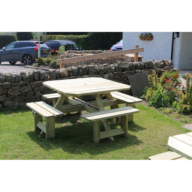 Westwood Garden Picnic Table by Croft - 8 Seat