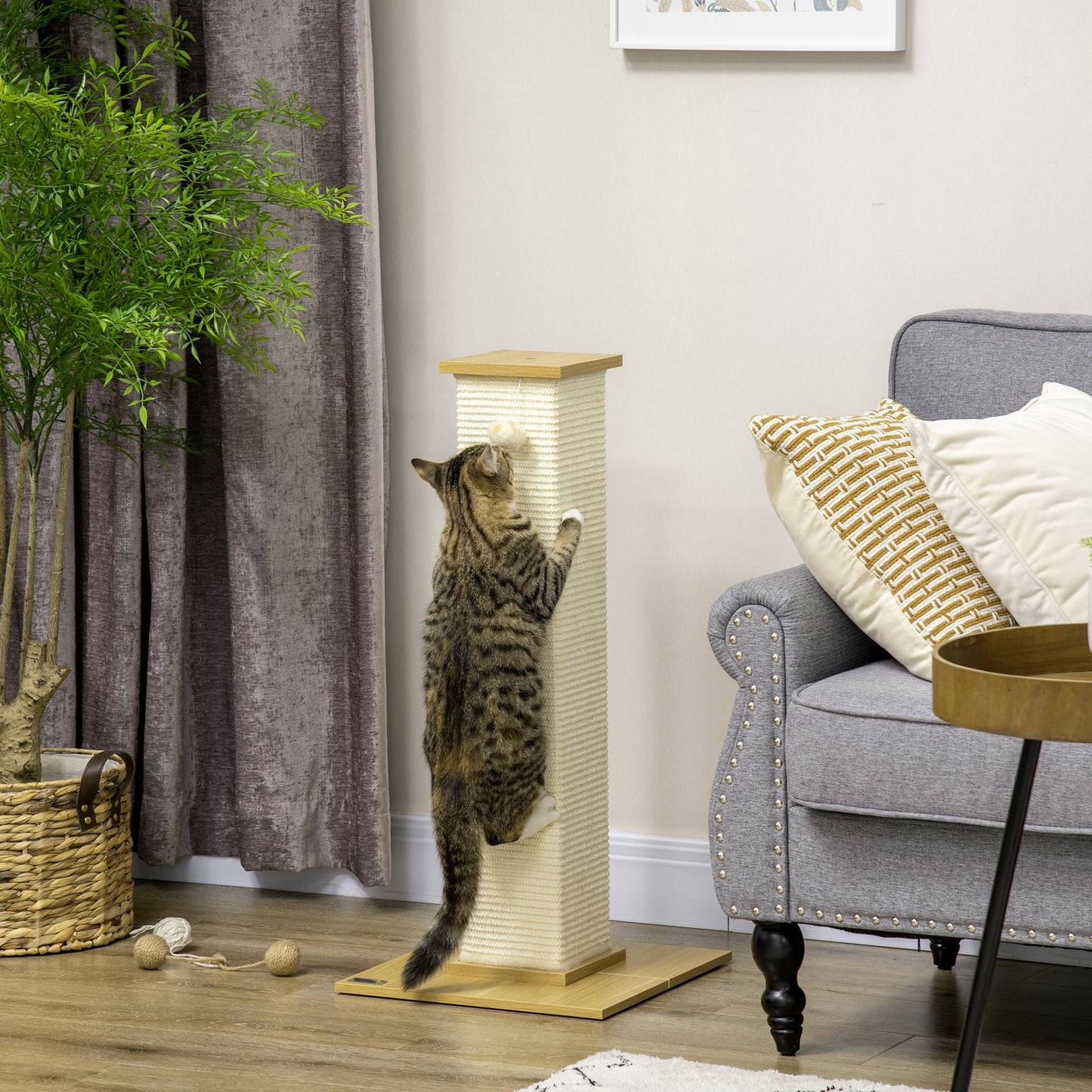 PawHut 80cm Scratching Post