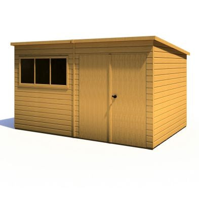 Shire Ranger 7' 10" x 11' 9" Pent Shed - Premium Coated Shiplap