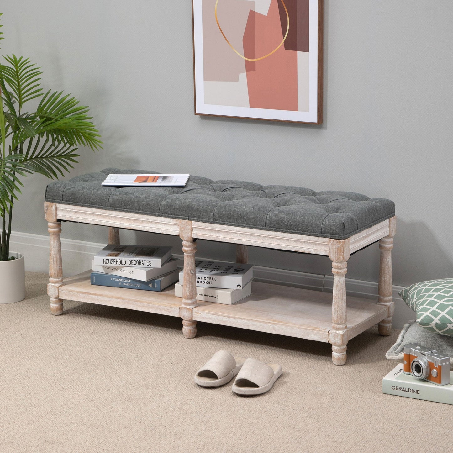 2-Tier Bed End Bench