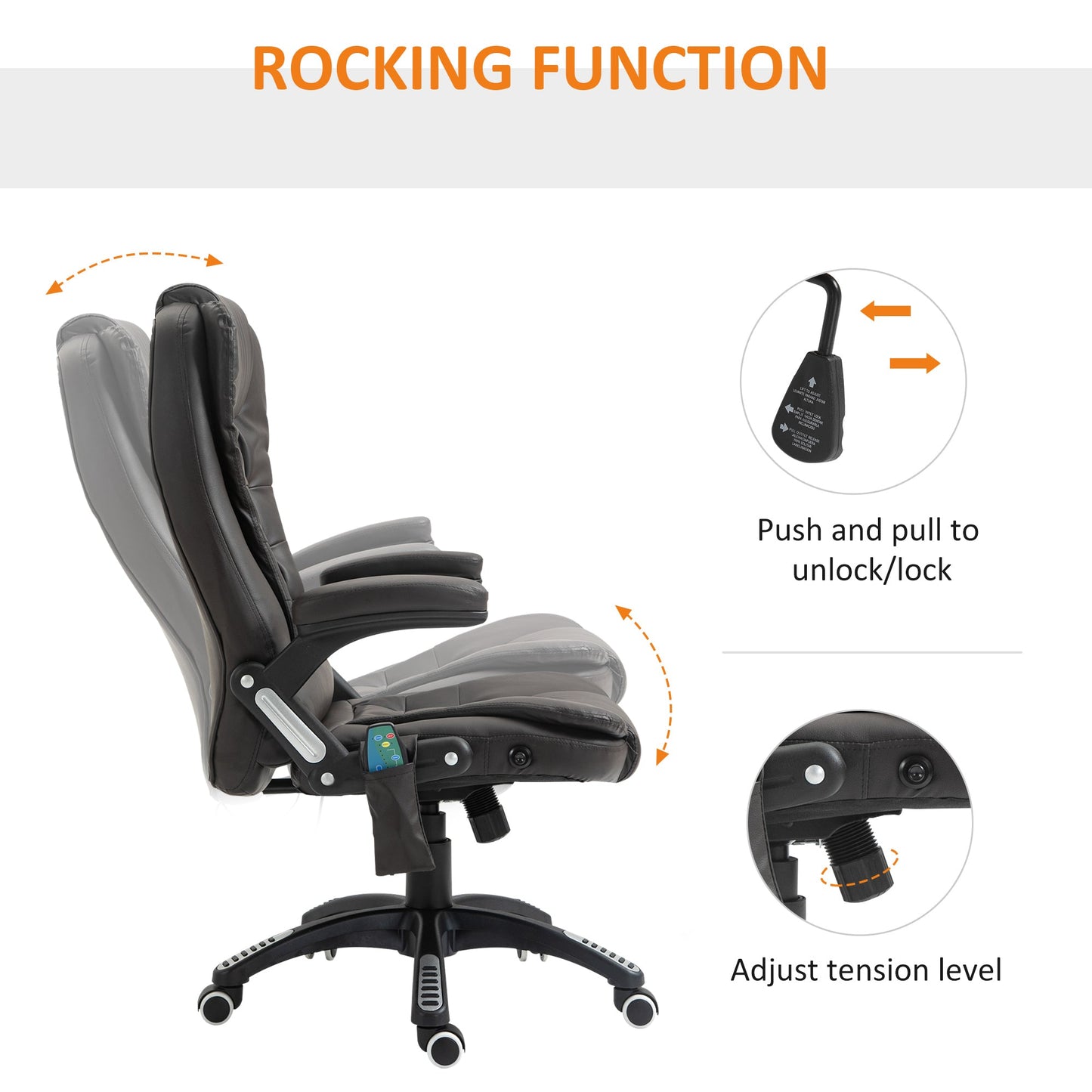 Executive Office Chair with Massage and Heat