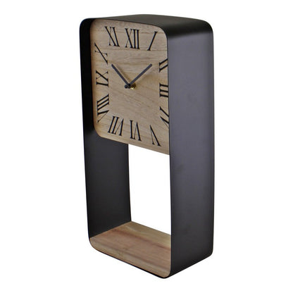 Clock Grey Battery Powered - 40cm