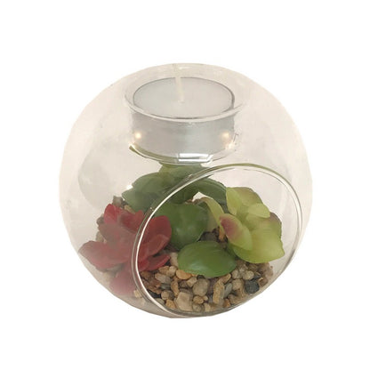 Terrarium Tealight Holder Glass - 10cm