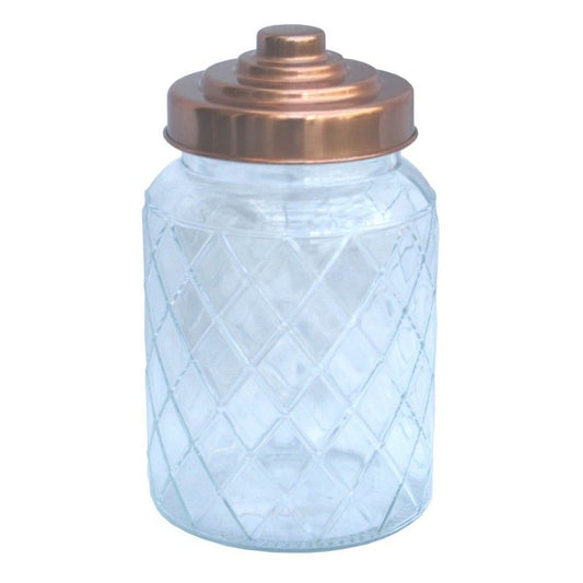 Glass Jar Twist Lid 1.7 Litres - Clear