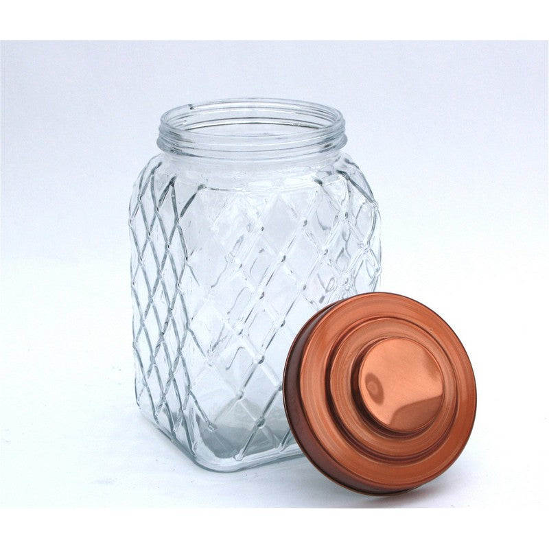 Glass Jar Twist Lid 5.19 Litres - Clear