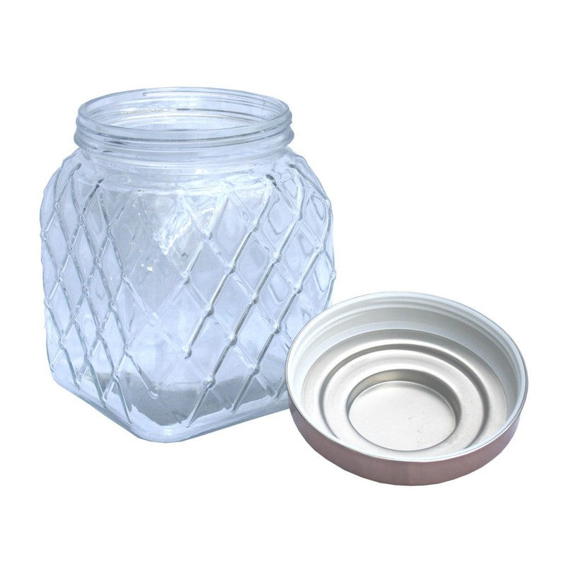 Glass Jar Twist Lid 4 Litres - Clear