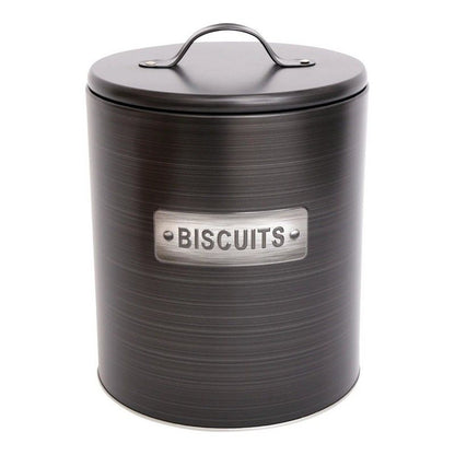 Metal Tin 5.22 Litres - Black