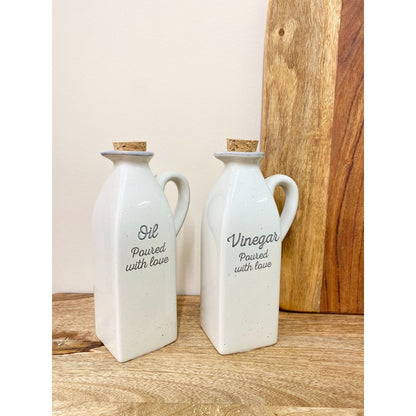 2x Jug Ceramic White - 21cm