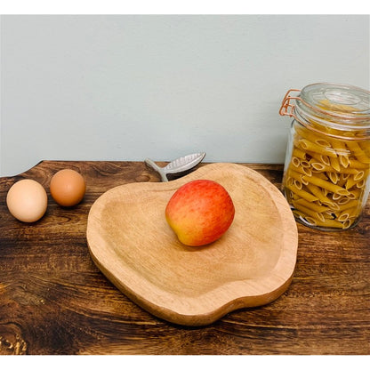 Apple Tray Wood - 21cm