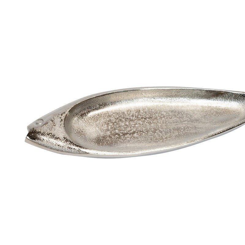 Fish Tray Metal Silver - 32cm