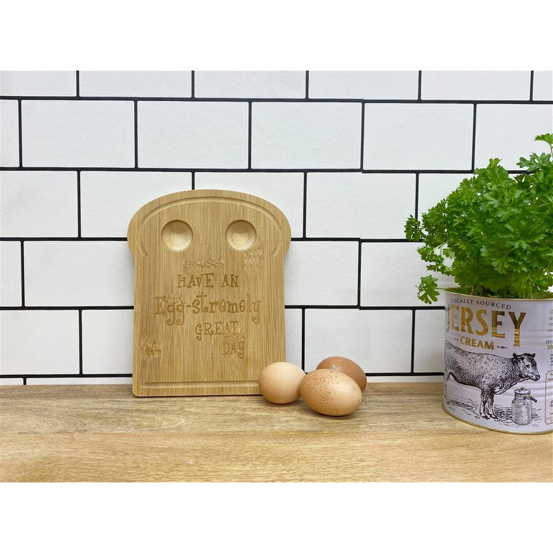 Toast Egg Cup Wood - 23cm