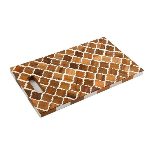 Tray with Geometric Pattern - 40.5cm