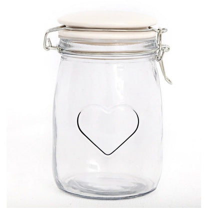 Glass Jar Clip-top Lid 425ml - Clear