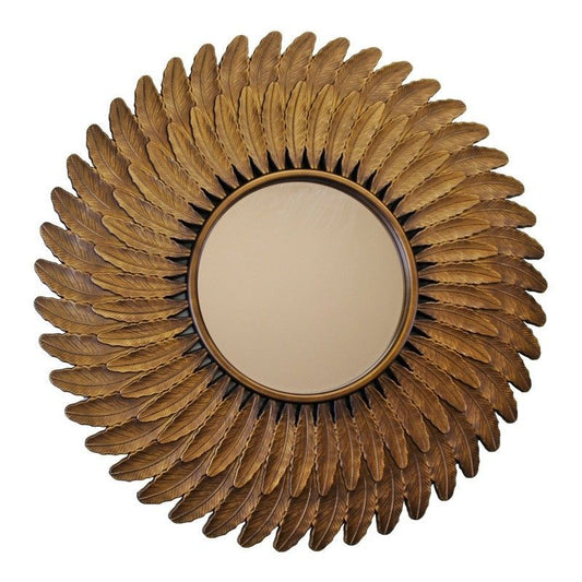 Deco Wall Mirror Plastic Bronze 61cm