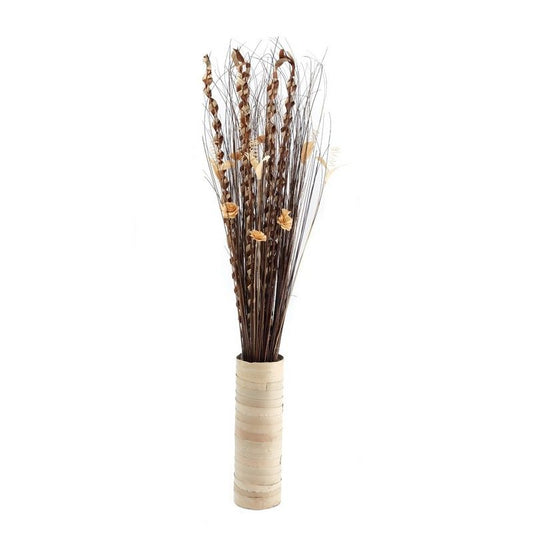 Plaited Dried Palm Leaf Arrangement In A Vase 150cm