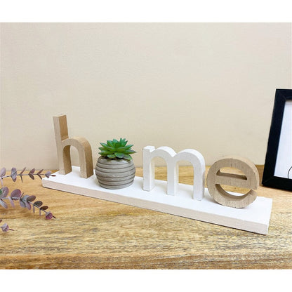 Home Sign Artificial Plant - 32cm