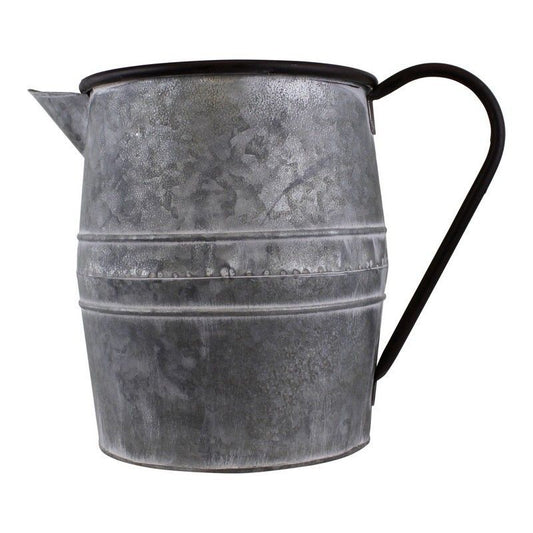 Jug Planter Metal Silver - 34cm