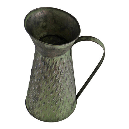 Jug Planter Zinc Green - 25cm