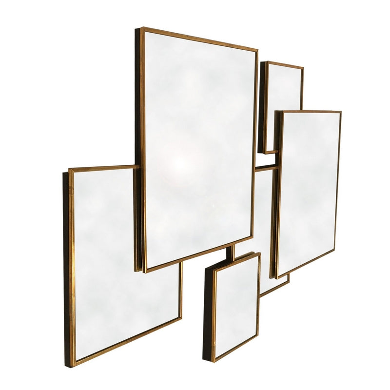 Deco Wall Mirror  Gold 55cm