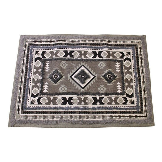 Rug Cotton with Aztec Pattern - 90cm