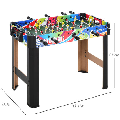 2.8ft Indoor Medium-density fibreboard Football Table Multi-Colour