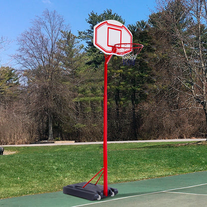 Basketball Stand Net Hoop Backboard Portable 260-310cm Height Adjustable with Wheels for Kids Adults Sports Fun