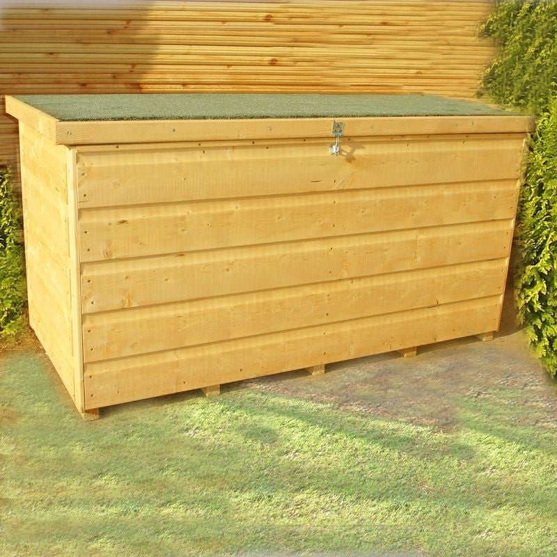 Shire Securstore 4' 3" x 1' 11" Flat Storage Box - Premium Pressure Treated Shiplap