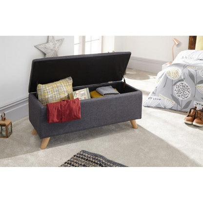 Secreto Large Ottoman Grey 1 Door