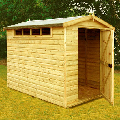 Shire Security 9' 10" x 9' 10" Apex Shed - Premium Dip Treated Shiplap