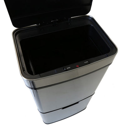 Wensum 3 Compartment Sensor Bin 62L