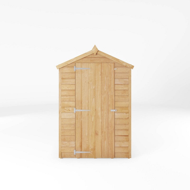 Mercia 5' 11" x 4' 3" Apex Shed - Budget 8mm Cladding Overlap