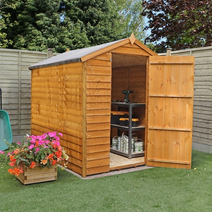 Mercia 5' 2 x 6' 11 Apex Shed - Budget Dip Treated Overlap