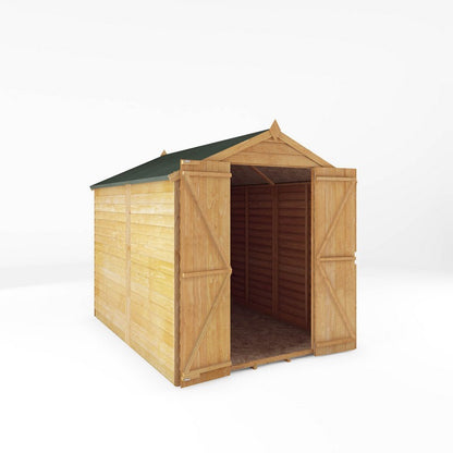 Mercia 7' 10" x 6' 2" Apex Shed - Budget 8mm Cladding Overlap