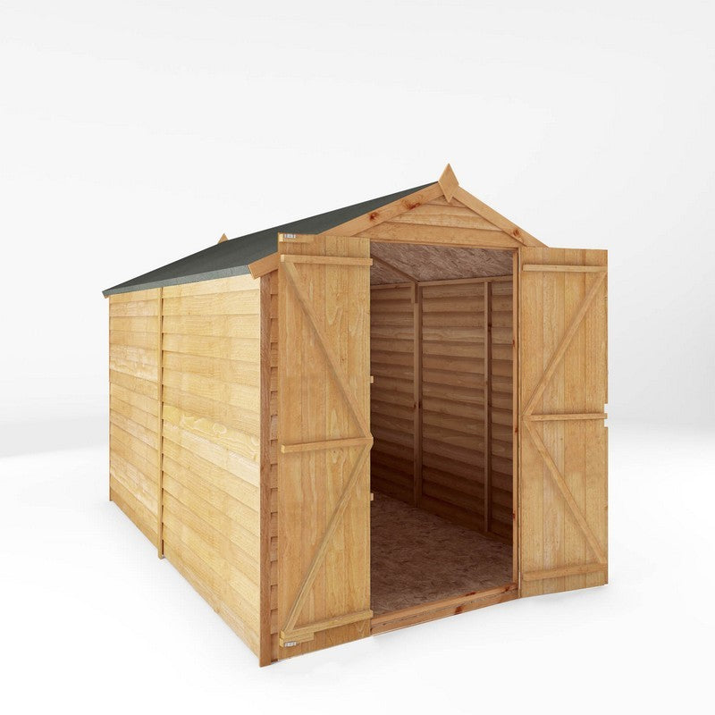 Mercia 9' 11" x 6' 2" Apex Shed - Budget 8mm Cladding Overlap