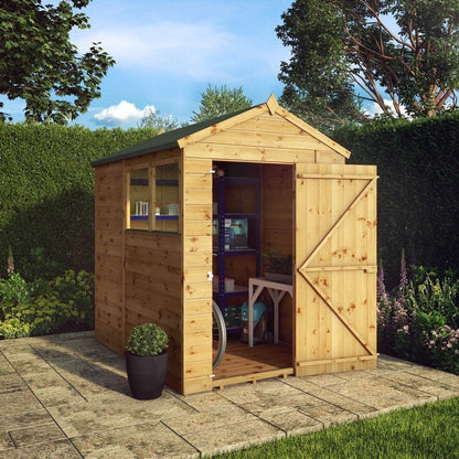 Mercia 4' 9 x 6' 9 Apex Shed - Premium Dip Treated Shiplap