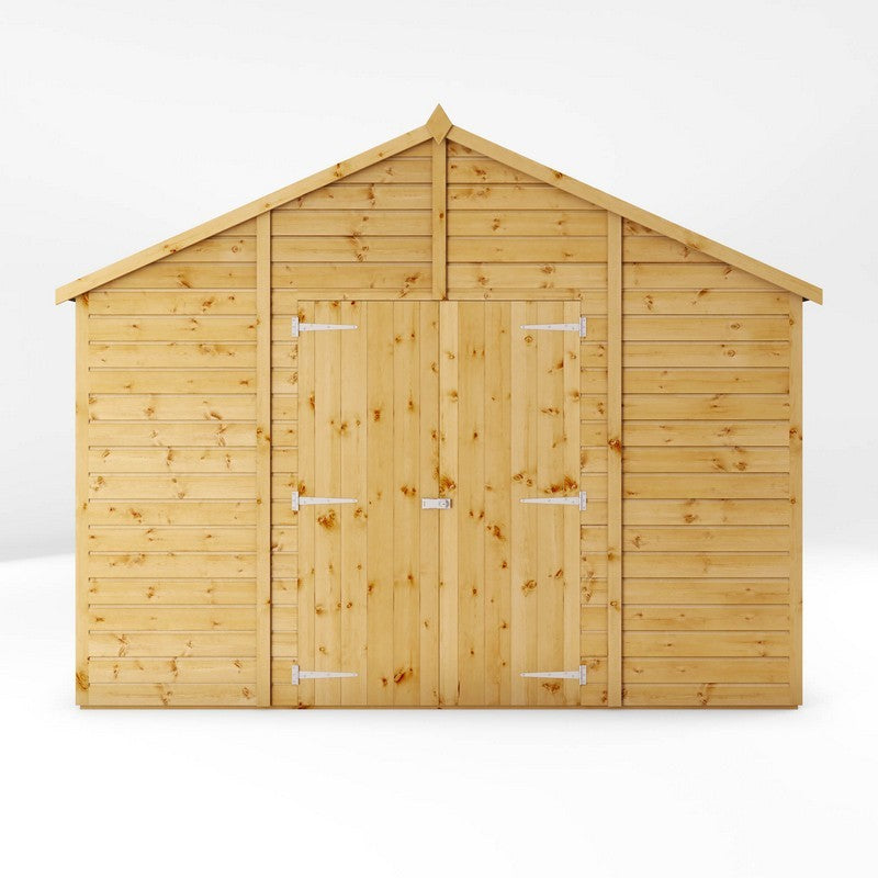 Mercia Premier 10' x 14' 7" Apex Workshop - Premium Dip Treated Shiplap