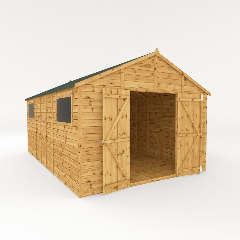 Mercia Premier 10' x 15' 7" Apex Workshop - Premium Pressure Treated Shiplap