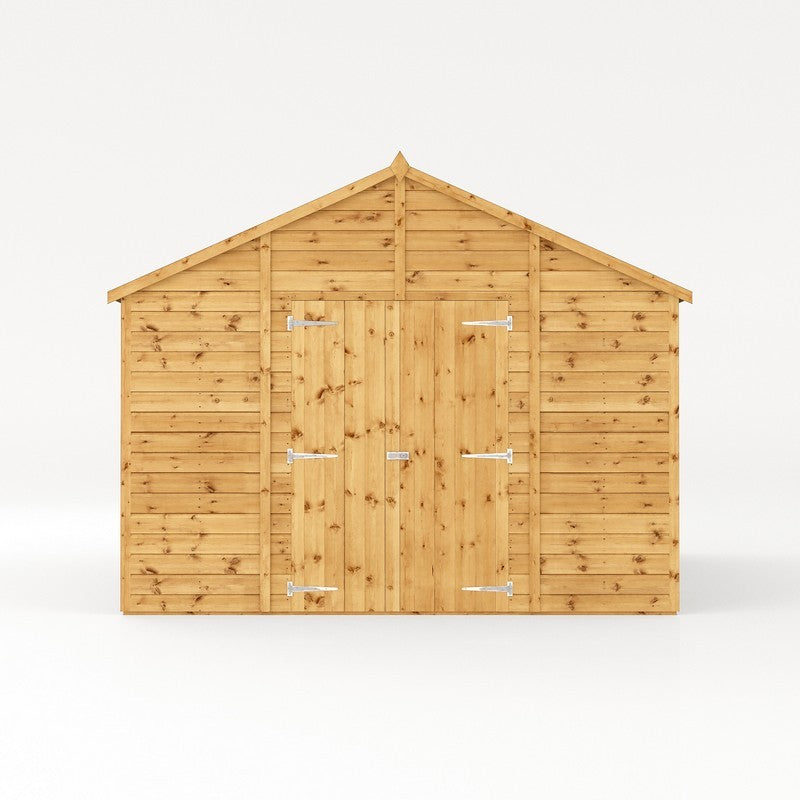 Mercia Premier 10' x 15' 7" Apex Workshop - Premium Pressure Treated Shiplap