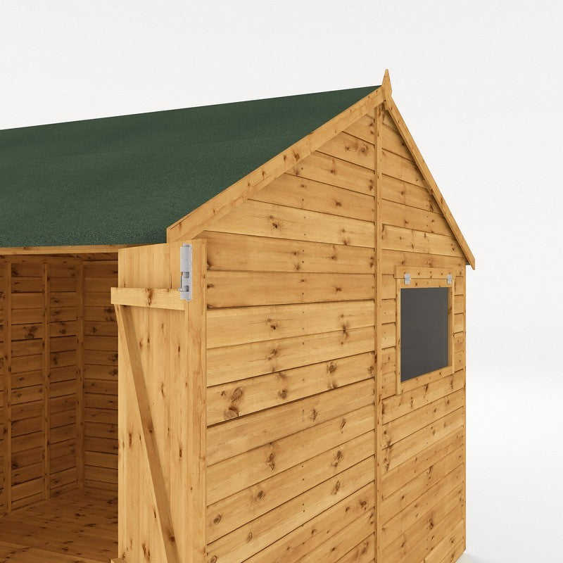 Mercia Premier 9' 9" x 10' Reverse Apex Workshop - Premium Pressure Treated Shiplap