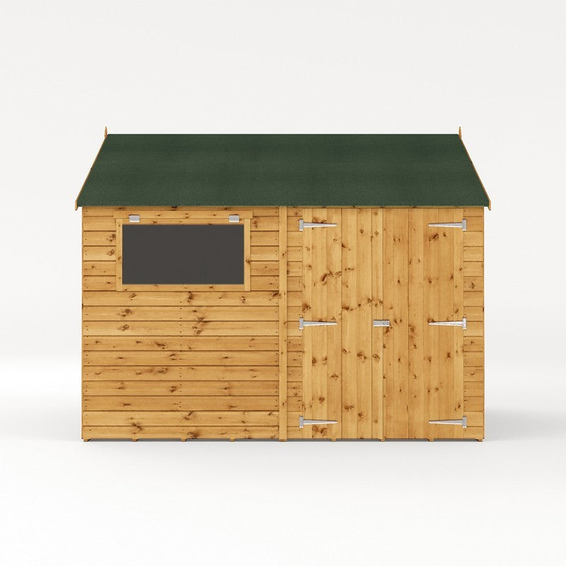 Mercia Premier 9' 9" x 10' Reverse Apex Workshop - Premium Pressure Treated Shiplap