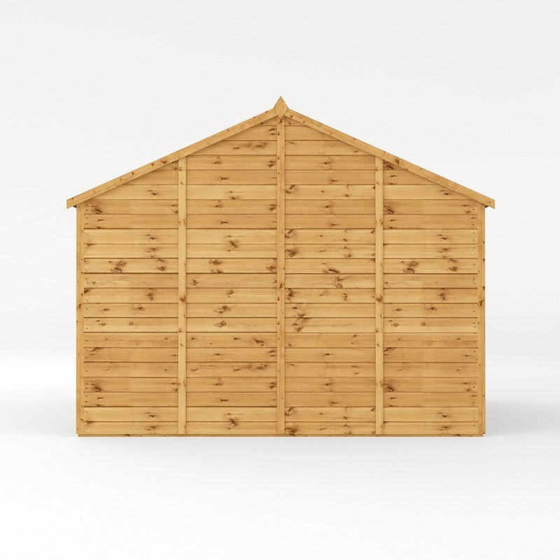 Mercia Premier 11' 8" x 10' Reverse Apex Workshop - Premium Pressure Treated Shiplap